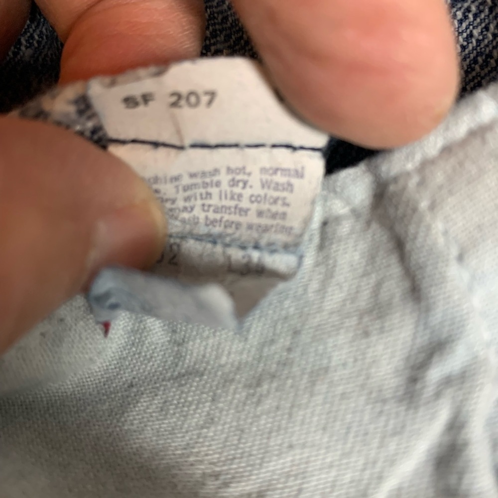 Vintage Levi’s Striped Button Fly USA Size 30 x 32​ - Picture 9 of 10